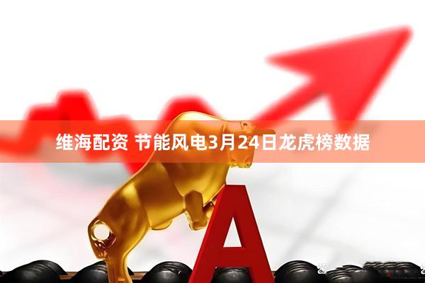 维海配资 节能风电3月24日龙虎榜数据