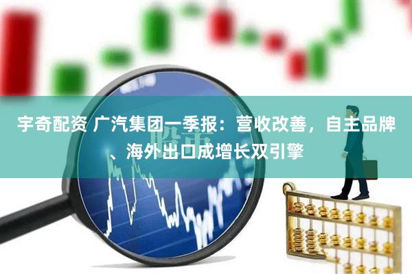 宇奇配资 广汽集团一季报：营收改善，自主品牌、海外出口成增长双引擎